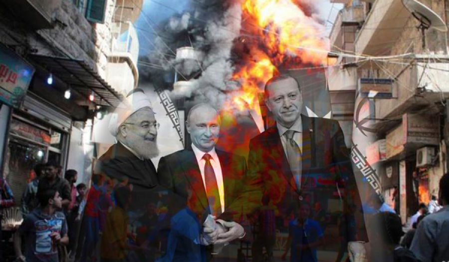 ثالوث الإجرام الضامن أداة أمريكا للقضاء على ثورة الشام