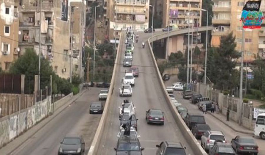 حزب التحرير/ ولاية لبنان  مسيرة سيارات &quot;أقيموا الخلافة&quot;