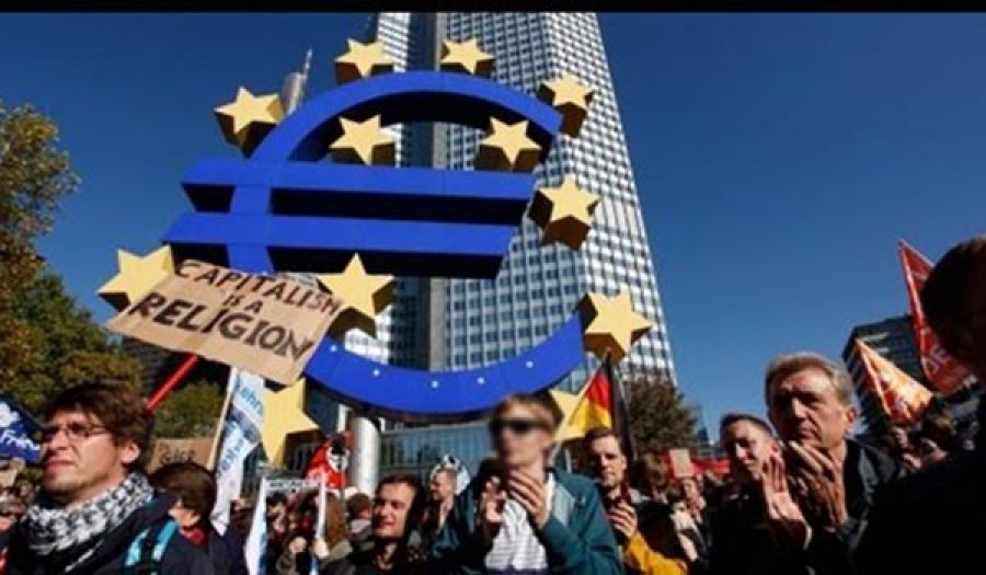 أوروبا تتظاهر ضد الرأسمالية
